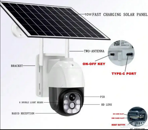 camera solaire 4G MAROC